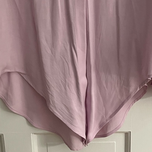 Anthropologie Maeve Boho Top Long Sleeve Blouse Button Down Shirt Lavender M - Picture 8 of 14